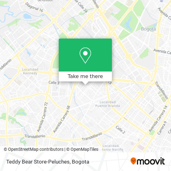 Teddy Bear Store-Peluches map