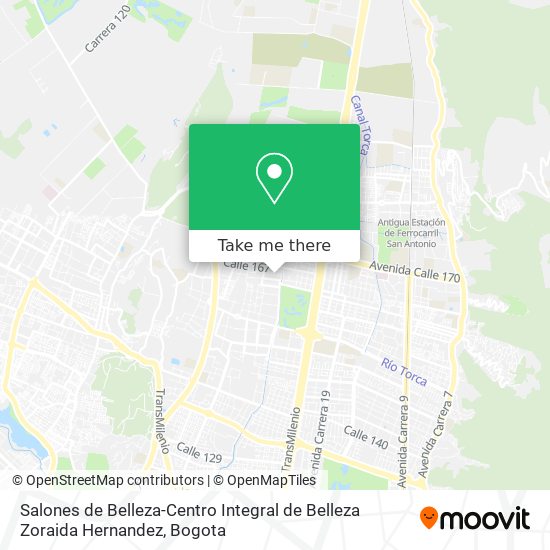 Salones de Belleza-Centro Integral de Belleza Zoraida Hernandez map