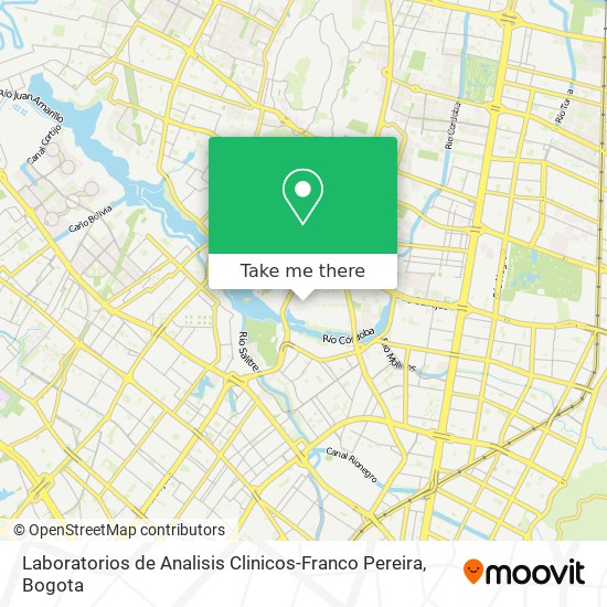 Laboratorios de Analisis Clinicos-Franco Pereira map