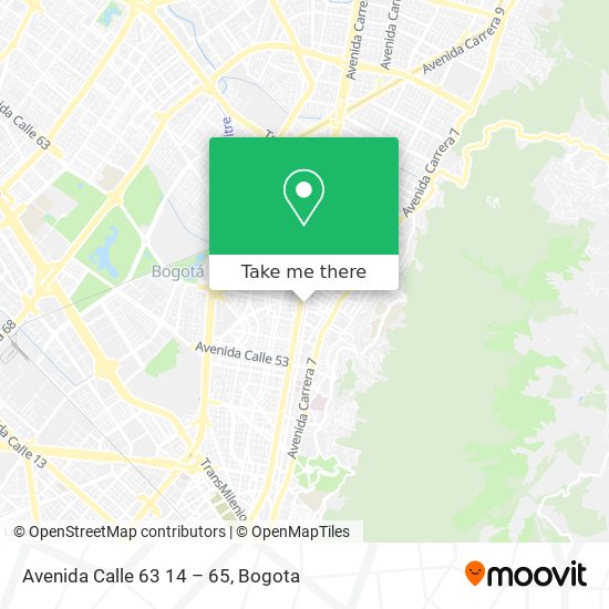 Avenida Calle 63 14 – 65 map