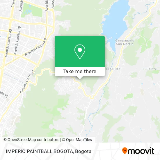 IMPERIO PAINTBALL BOGOTA map