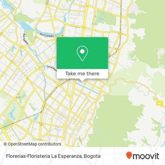 Florerias-Floristeria La Esperanza map