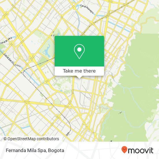 Fernanda Mila Spa map