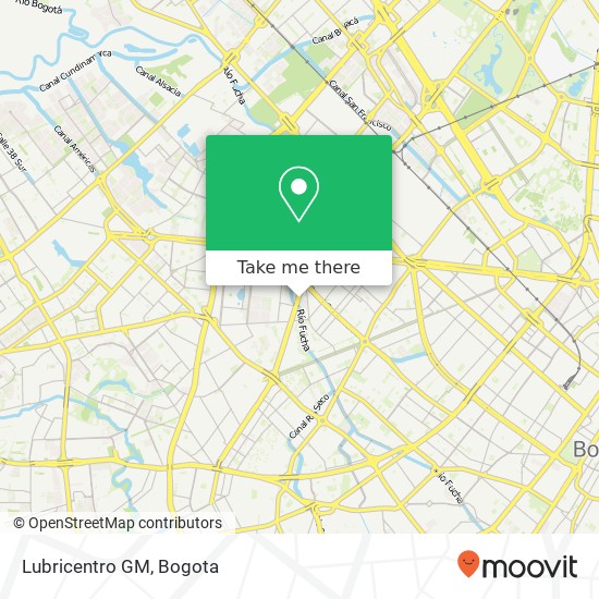 Lubricentro GM map