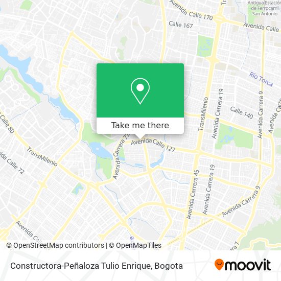 Mapa de Constructora-Peñaloza Tulio Enrique