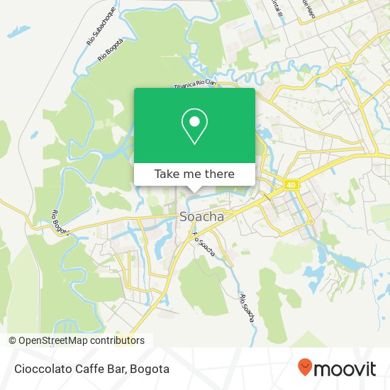 Cioccolato Caffe Bar map
