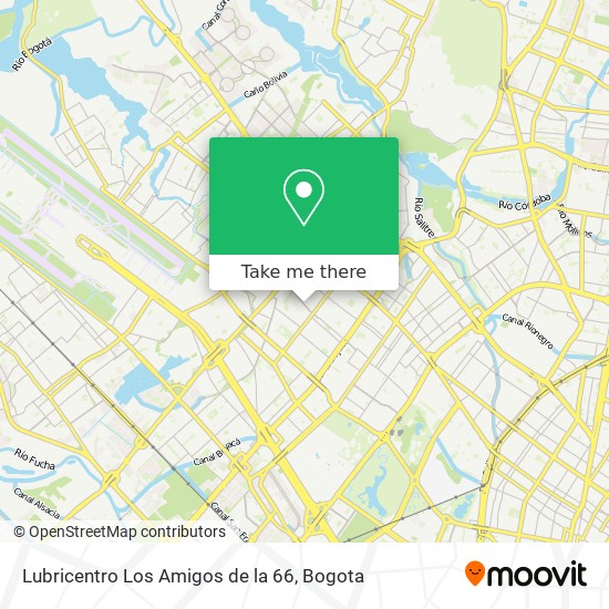 Lubricentro Los Amigos de la 66 map