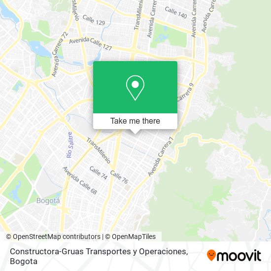 Mapa de Constructora-Gruas Transportes y Operaciones