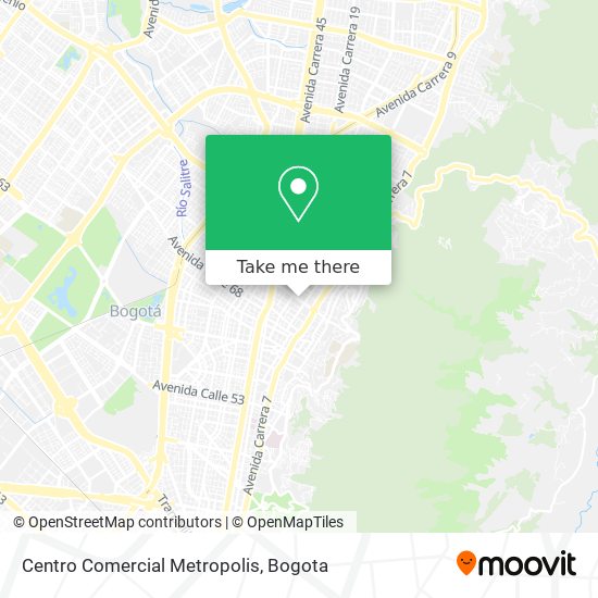 Centro Comercial Metropolis map