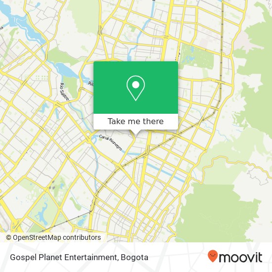 Mapa de Gospel Planet Entertainment