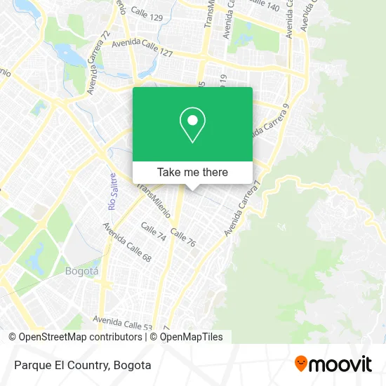 Parque El Country map