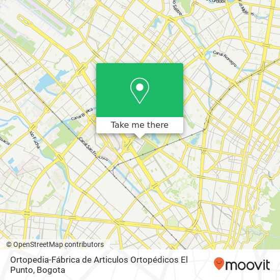 Ortopedia-Fábrica de Articulos Ortopédicos El Punto map