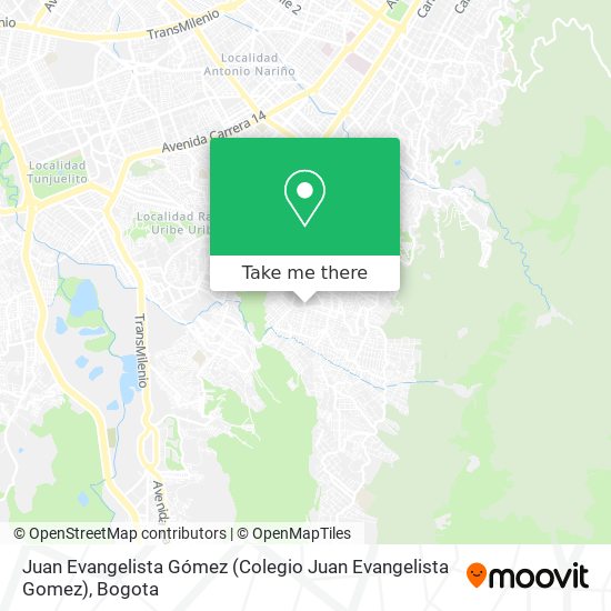 Juan Evangelista Gómez (Colegio Juan Evangelista Gomez) map