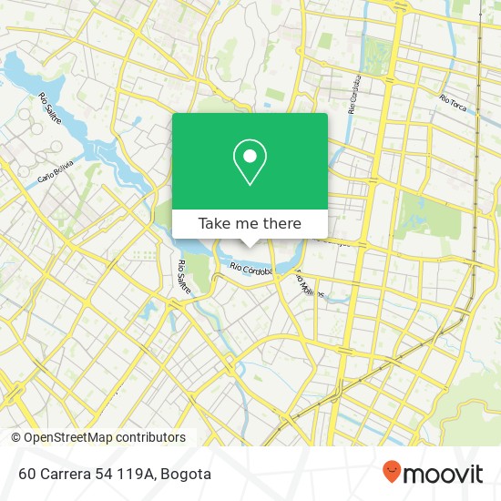 Mapa de 60 Carrera 54 119A