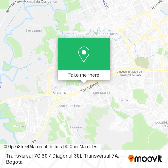 Transversal 7C 30 / Diagonal 30L Transversal 7A map