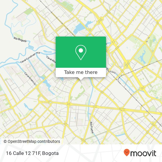 Mapa de 16 Calle 12 71F
