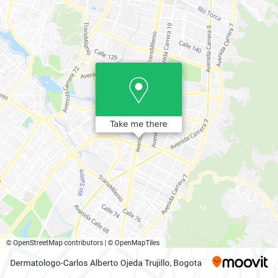 Dermatologo-Carlos Alberto Ojeda Trujillo map