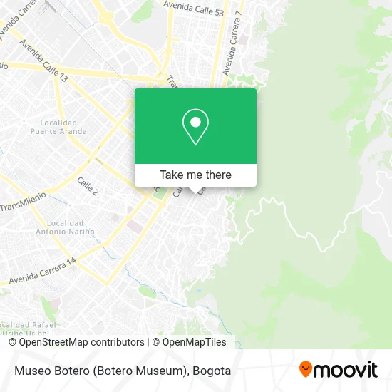 Museo Botero (Botero Museum) map