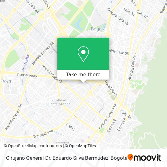 Cirujano General-Dr. Eduardo Silva Bermudez map