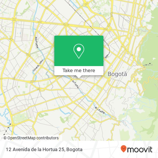 12 Avenida de la Hortua 25 map