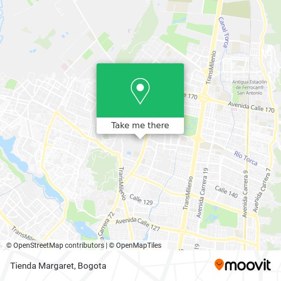 Tienda Margaret map