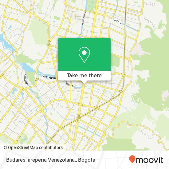 Budares, areperia Venezolana. map