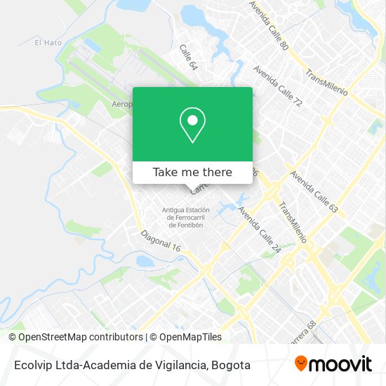 Mapa de Ecolvip Ltda-Academia de Vigilancia
