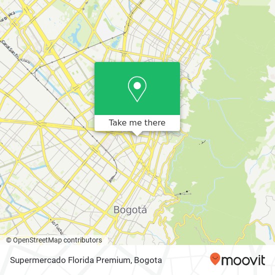 Supermercado Florida Premium map