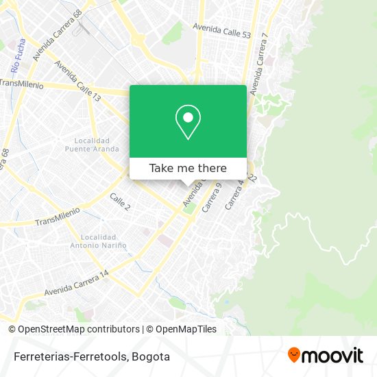 Ferreterias-Ferretools map