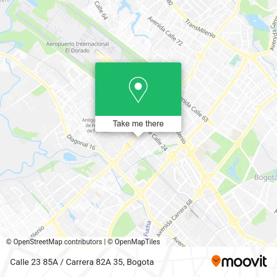 Calle 23 85A / Carrera 82A 35 map