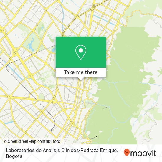 Laboratorios de Analisis Clinicos-Pedraza Enrique map
