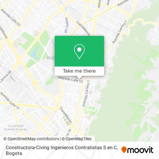 Constructora-Civing Ingenieros Contratistas S en C map