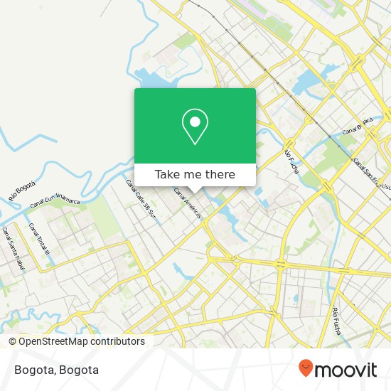 Bogota map
