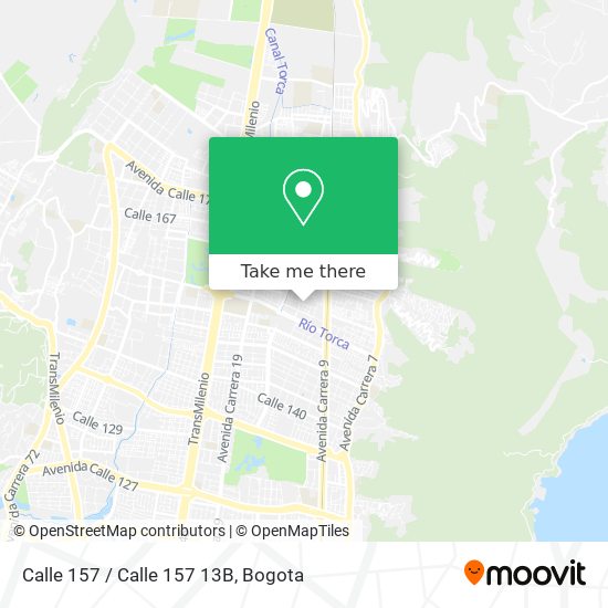 Mapa de Calle 157 / Calle 157 13B