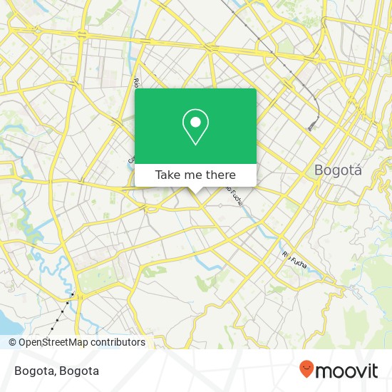 Bogota map