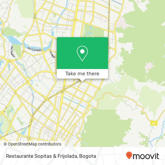 Restaurante Sopitas & Frijolada map