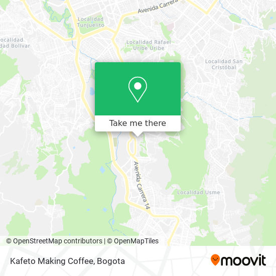 Kafeto Making Coffee map
