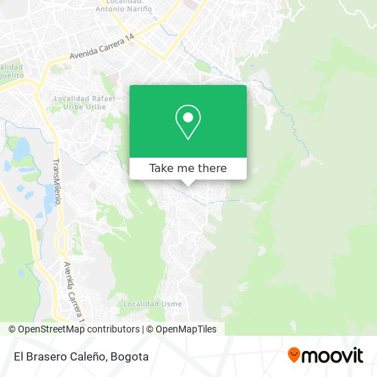 El Brasero Caleño map