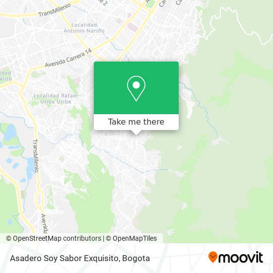 Asadero Soy Sabor Exquisito map