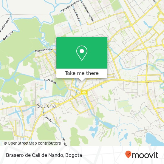 Brasero de Cali de Nando, Calle 1D Despensa, Soacha, 250051 map