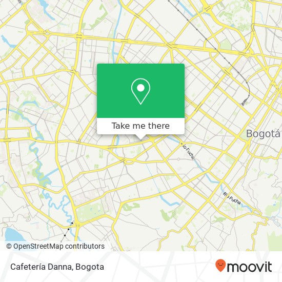 Mapa de Cafetería Danna, Calle 29A Sur 35 Puente Aranda, Bogotá, D.C., 111631
