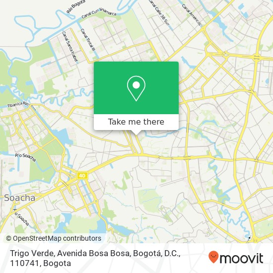 Trigo Verde, Avenida Bosa Bosa, Bogotá, D.C., 110741 map