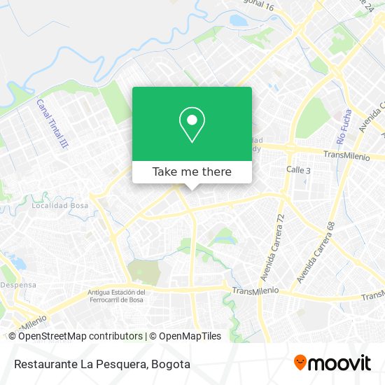 Mapa de Restaurante La Pesquera