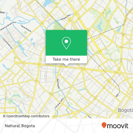 Nattural, Avenida de las Américas 62 Puente Aranda, Bogotá, D.C., 111611 map