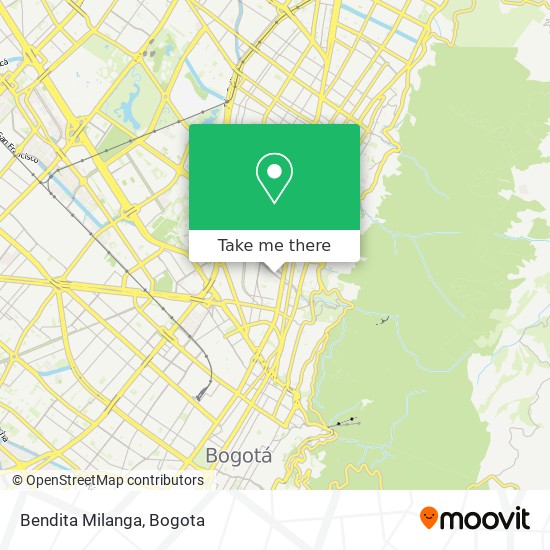 Bendita Milanga map