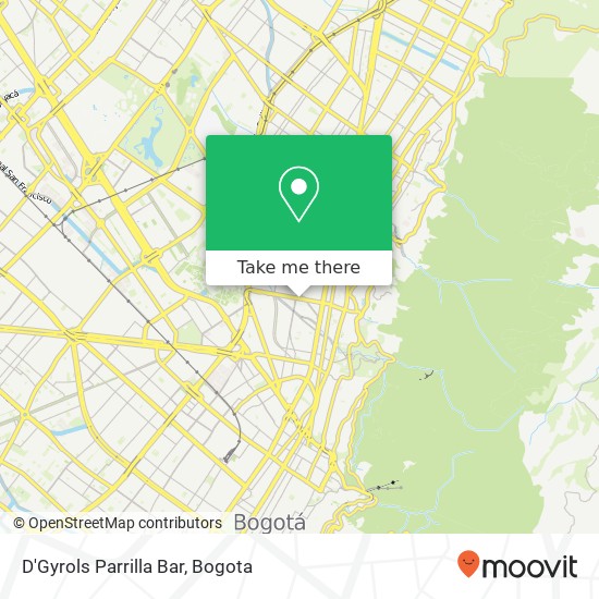 D'Gyrols Parrilla Bar, 5 Avenida Calle 45 18A Teusaquillo, Bogotá, 111311 map