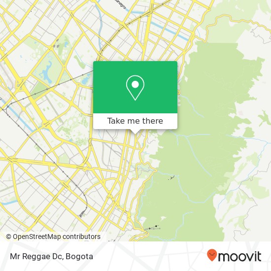 Mr Reggae Dc map