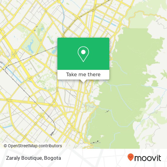 Mapa de Zaraly Boutique, 15 Calle 50 9 Chapinero, Bogotá, 110231