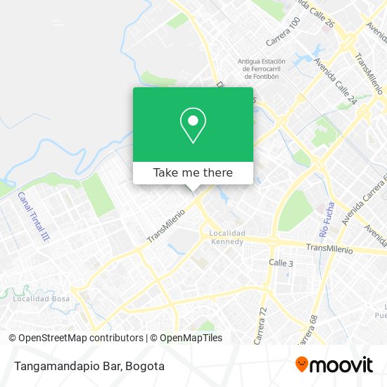 Tangamandapio Bar map