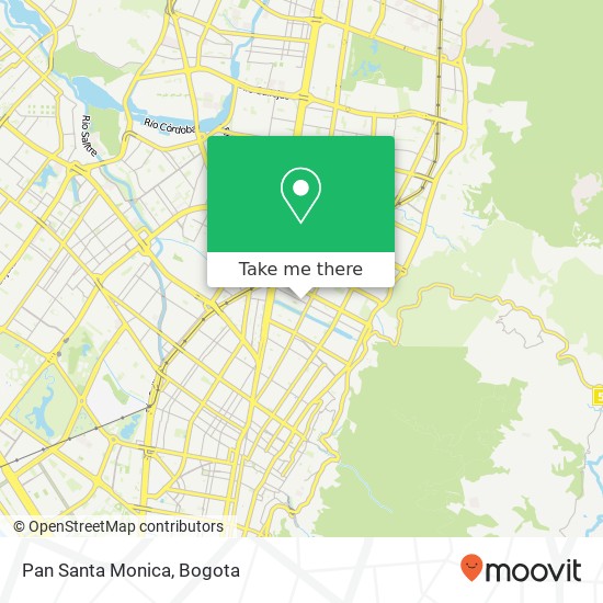 Mapa de Pan Santa Monica, 29 Calle 90 16 Chapinero, Bogotá, 110221